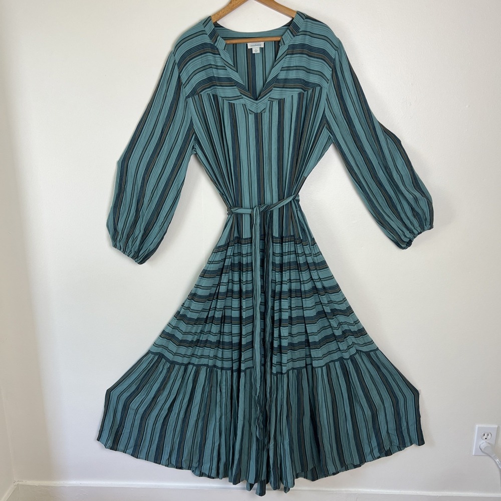 Sundance Rooney Maxi Dress Size Large Tiered Western Cowgirl Event $168 - Picture 2 of 14